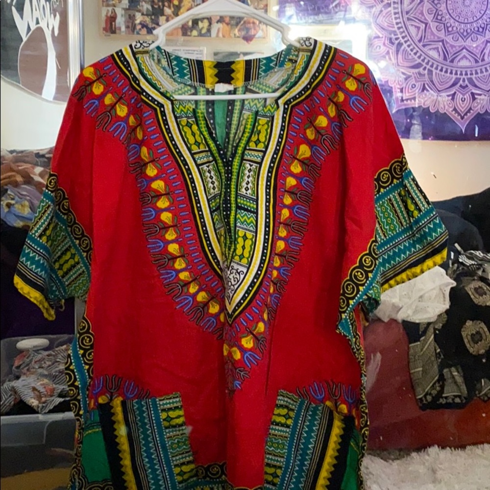 Tribal print shirt, dress for some